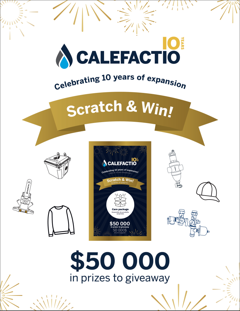 Calefactio Scratch tickets prizes giveaway